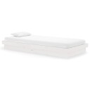 vidaXL Sengeramme hvit heltre 90x200 cm