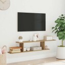  Veggmontert TV-hylle artisan eik 125x18x23 cm konstruert tre 8721158439284