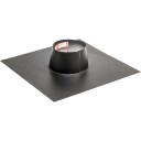 Metalbestos skorstein Ø 300mm beslag 0-5° aluminium svart