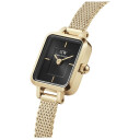 Daniel Wellington DW Watch Quadro Mini Evergold Onyx 15.4x18.2mm Gold