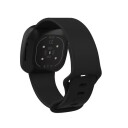 Armbånd til Fitbit Versa 4 / Versa 3 / Sense 2 / Sense Large Svart
