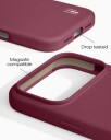 Ideal Of Sweden Silicone MagSafe Case iPhone 17 Pro Max Fine Wine