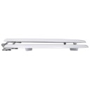 vidaXL Toalettseter 2 stk MDF hvit