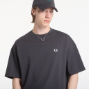 Fred Perry Back Print Laurel Wreath Tee   Grey   M