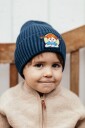 Geggamoja Strikket Lue Pippi Langstrømpe Marineblå 48 50