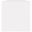Oppbevaringsboks LP hvit 71x34x36 cm konstruert tre