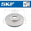 Bremseskive SKF VKBD 80484 V1