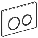 Geberit Omega20 Betjeningsplate Sort/Krom/Sort