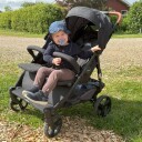 Babytrold - OS2 Twin Pushchair - Black