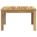 vidaXL Kaffebord Hvit 50 x 60,5 x 36 cm Solid akasietre
