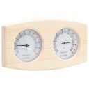 2 I 1 Hygrometer Og Timeglass Til Badstue Heltre Furu