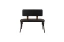 Oliver Benk 100x41 cm Svart   Hanah Home