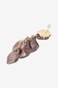 BOW19 Details - Øredobber Leaf Marble Earrings - Brun