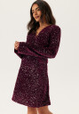 Pieces Pckam Ls V neck New Dress Jrs
