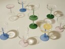 Hay Tint Champagneglass 2 pk Klar / Jade Blue