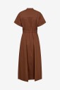 co’couture   Maxikjole Elaracc Wrap SS   Brun