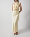 ROTATE Chiffon Halter Dress   Yellow   34