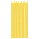  Voilegardiner med hemper 2 stk gul 140x245 cm 8721158553355
