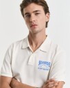 Gant Grafisk poloskjorte CREAM 4XL