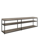 Artwood Mason tvbenk sort Eikefiner / MDF. Svart jern 06-87619