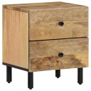  Nattbord 2 stk 40x33x46 cm heltre mango 8720845423087
