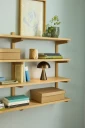 Hübsch Long Shelf Unit Natural   120X24X80CM