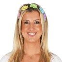 Hisab Joker Hårbånd Blomster Pastell One size 81382