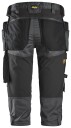 Snickers Workwear 6142 AllroundWork Piratbukse grå, svart Grå, Svart, Klær