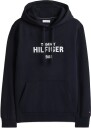 Tommy Hilfiger Hilfiger Stack Reg Fleece Hoodie   NAVY BLUE   XL