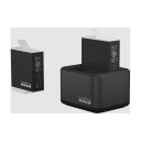 GoPro Dual Batterilader med 2 Enduro Batterier for HERO9/10/11