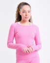 Bumpro Perfect Rib Sweatshirt Pink Bubblegum S