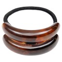 By Lyko Pony Cuff Marble Cognac