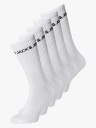 Jack and Jones Junior Basic Logo Tennissock 5 Pack Junior Hvit 38/43