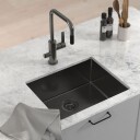 Tapwell Arm887 Kjokkenbatteri Brushed Black Chrome