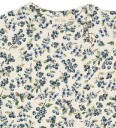 Petit Piao Body I/e - PPStar - Eggnog Blueberry AOP - Petit Piao - 1 år (80) - Langermet Body Beige Blå Hvit