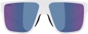 Bliz A003 Sportsbriller Matte White w/ Grey Blue Mirror