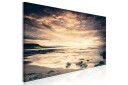 Tavle Beach In Crete 1 Part Narrow Yellow 135X45 Artgeist sp. z o. o.