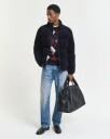 Gant Argyle Genser Med Rund Hals Dark Navy Melange M