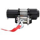 vidaXL Elektrisk vinsj PVC Svart
