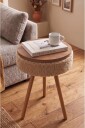 Sidebord Hanah Home Parkway Mini (Ø33 x H55 cm) Beige - Beige