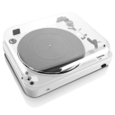Lenco L-85 Manuell Remdrevet Platespiller med USB-Hvit