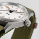 Hamilton Dameklokke H69301910 Khaki Field Hvit/Tekstil Ø33 mm