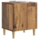  Nattbordskap 2 pcs Gammelt tre 43 x 34,5 x 50 cm Konstruert tre