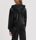 Juicy Couture Cardigan Velur Halan Oversized Svart Juicy Couture XXS Xtra Xtra Small Cardigan