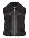 Minus Msalda Faux Fur Vest - Black - 46