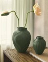 Knabstrup Keramik Vase Profilert 12,5 cm Celadon Green