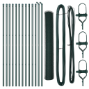  Gjerde Set Skoggrønn 25 x 1 m (13 mm mesh)