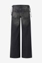 Gina Tricot - Jeans Tied up loose jeans - Svart