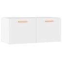 vidaXL Veggskap hvit 80x35x36,5 cm konstruert tre
