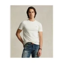 Polo Ralph Lauren Custom Slim Fit Jersey Crewneck T-Shirt - Cream - XL